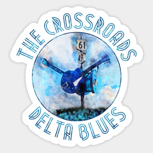 The Crossroads Delta Blues Sticker